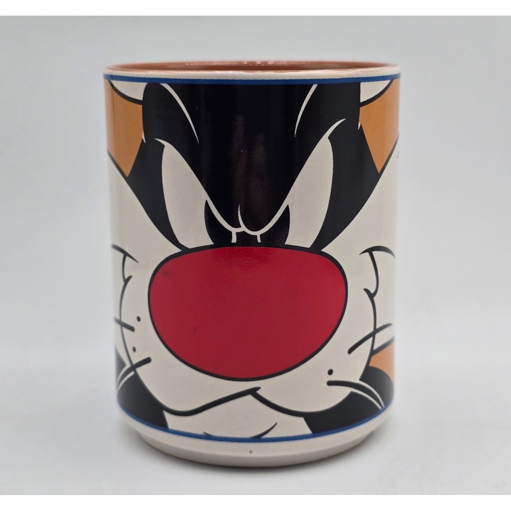 Vintage 1998 Looney Tunes Sylvester the Cat Ceramic Mug Gibson Housewares 90s